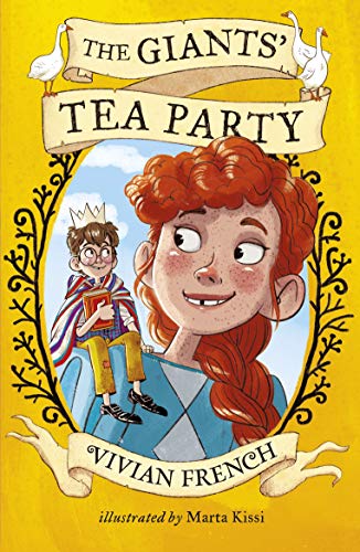 Book cover: “The Giants’ Tea Party” with illustration of children.