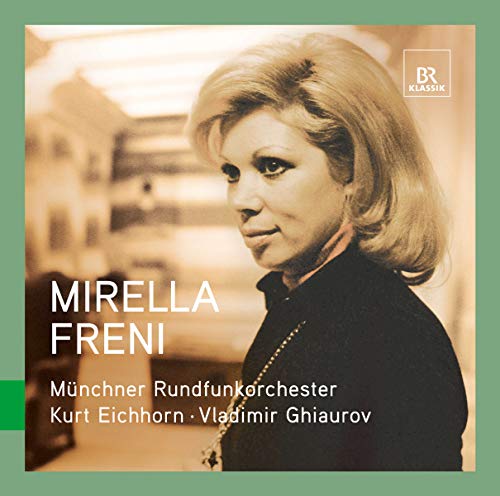 CD cover featuring portrait of opera singer Mirella Freni.