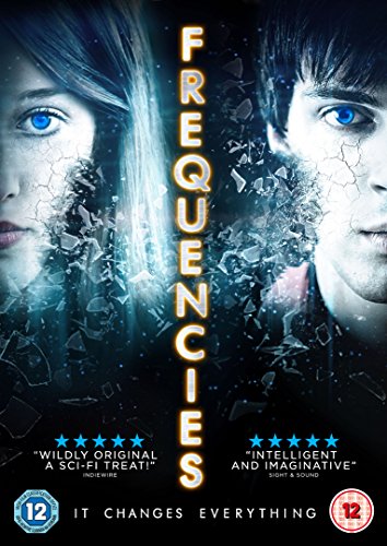 DVD cover for "Frequencies" featuring two people with fractured effects.