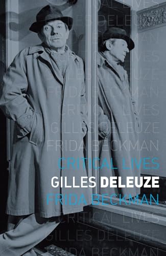 Book cover featuring a portrait of Gilles Deleuze in a hat and coat.