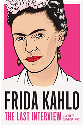 Book cover featuring a portrait of Frida Kahlo with flowers in her hair.