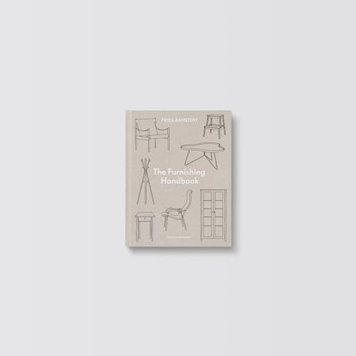 The Furnishing Handbook book cover featuring line drawings of furniture on a beige background.