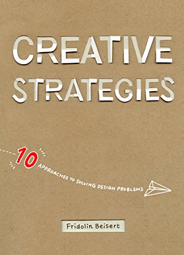 Book cover with white text: "Creative Strategies," and a paper airplane.