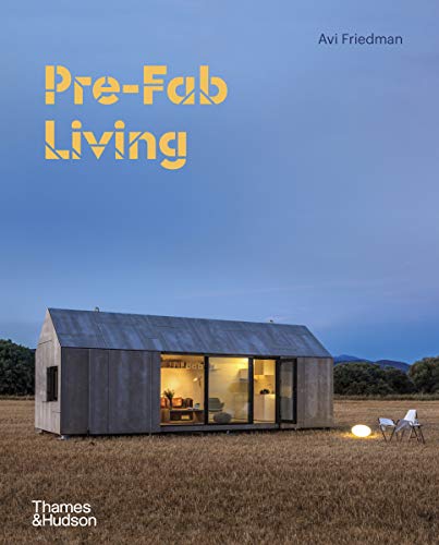 Book cover featuring a modern, prefabricated home in a field.