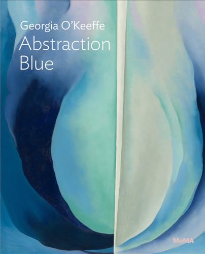 Book cover featuring Georgia O’Keeffe’s blue and green abstract floral painting.