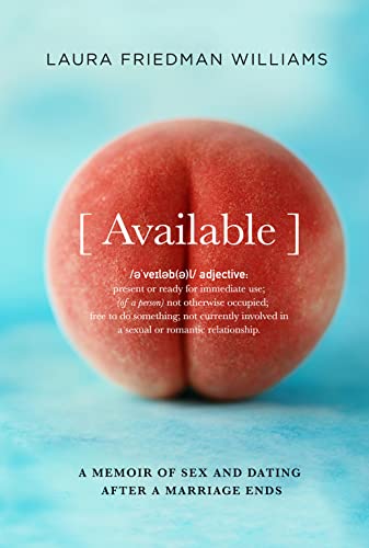 Book cover featuring a peach with the title "Available" overlaid.