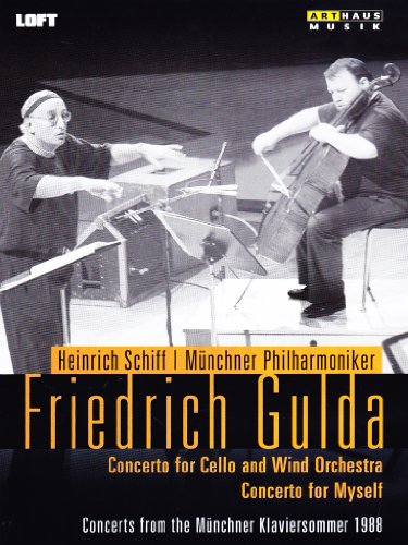 DVD cover featuring a black-and-white photo of a cellist and conductor on stage.