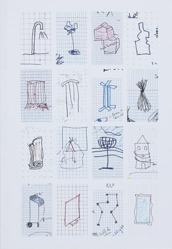 Grid of hand-drawn sketches depicting everyday objects and architectural elements.