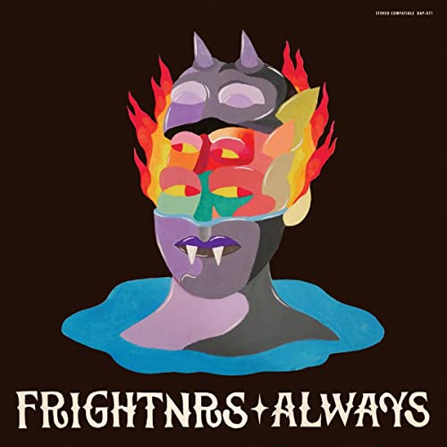 CD cover with surreal illustration of a head engulfed in flames.