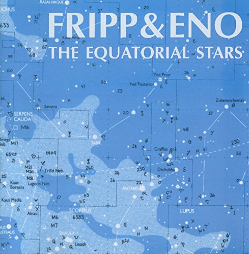 Album cover featuring a blue star chart with white text reading Fripp & Eno.