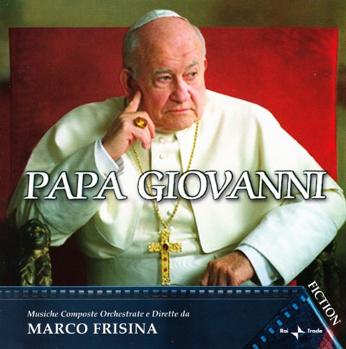 CD cover featuring Pope John XXIII in white robes, with text "Papa Giovanni".