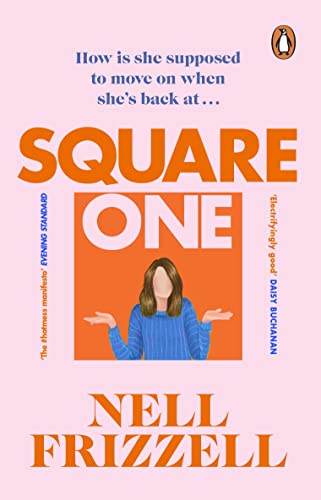 Book cover for Square One by Nell Frizzell featuring a woman shrugging.