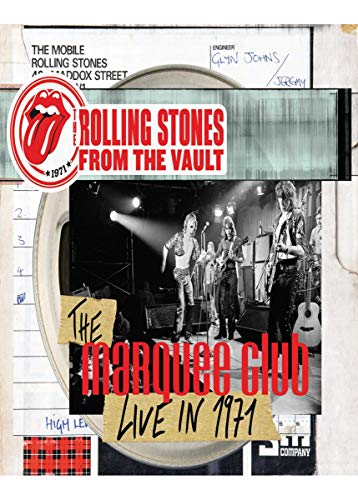 Rolling Stones "From The Vault" DVD cover featuring a 1971 concert photo.