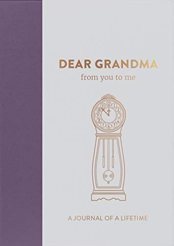 Purple journal cover with gold text and a clock illustration.
