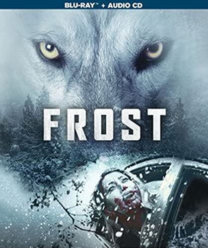 Frost" Blu-ray cover featuring a wolf's eyes and a distressed woman.