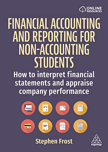 Book cover: "Financial Accounting and Reporting" with icons and author name.