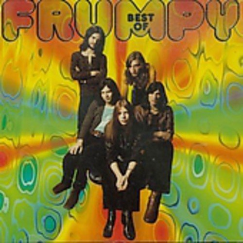 Album cover for Frumpy’s “Best Of” featuring a band portrait on a psychedelic background.