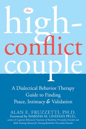 Book cover with title “The High-Conflict Couple” in red and white text.