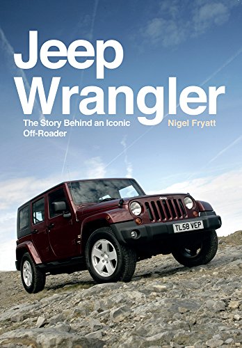 Book cover featuring a red Jeep Wrangler on a rocky hillside.