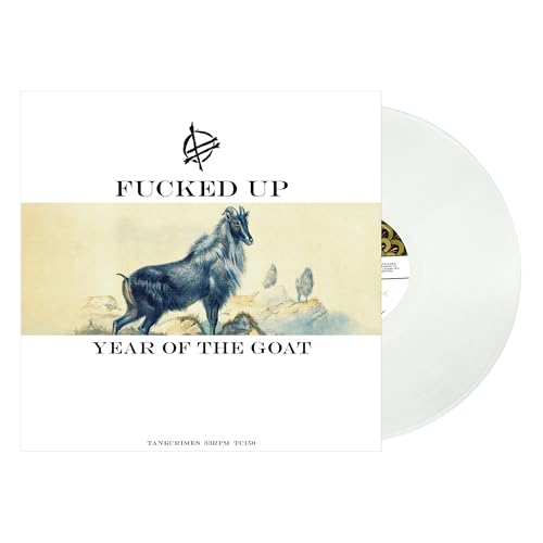Vinyl record cover for Fucked Up’s “Year Of The Goat” featuring a goat.