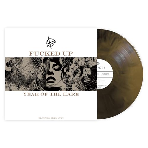 Fucked Up "Year Of The Hare" vinyl record with a distressed cover.