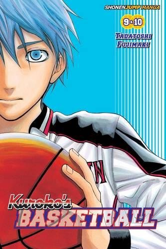 Manga cover featuring a blue-haired boy holding a basketball with title text below.