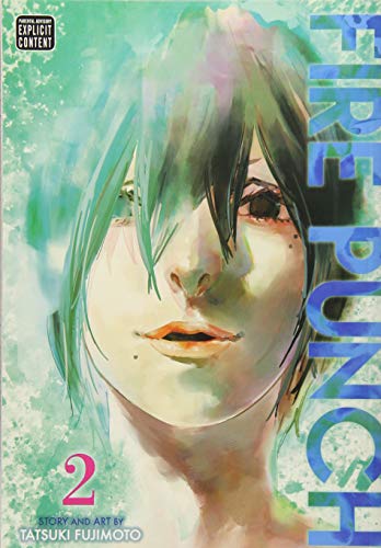 Manga cover showing a close-up watercolor portrait of a person with green hair.