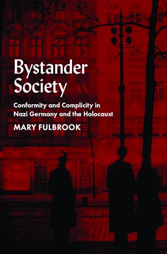 Book cover: “Bystander Society” with silhouetted figures and red background.