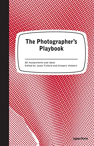Book cover with red halftone pattern and white text: "The Photographer's Playbook".