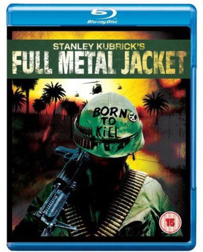 Blu-ray cover featuring a soldier wearing a helmet marked Born to Kill.