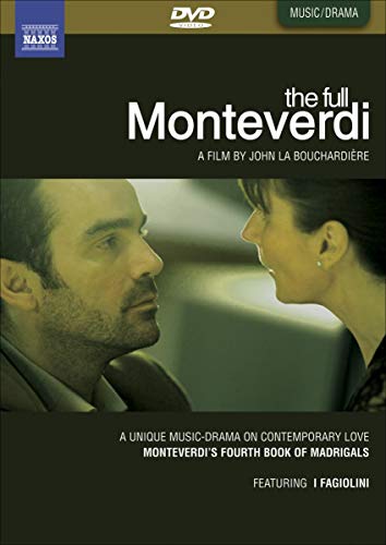 DVD cover for The Full Monteverdi showing a man and woman in profile.