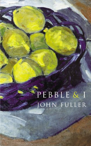 Painted still life of lemons in a purple basket, book cover.