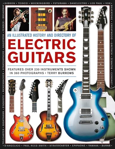 Book cover featuring various electric guitars and a musician playing.