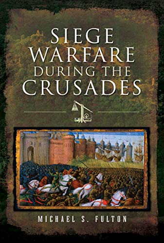 Book cover depicting a medieval siege with knights and a castle.