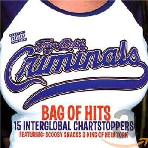 CD cover for Fun Lovin' Criminals' "Bag Of Hits" album, featuring band logo.