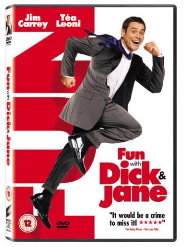 DVD cover for "Fun With Dick and Jane" featuring Jim Carrey.