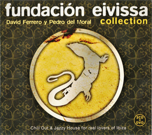 CD cover: "fundación eivissa collection" with a lizard illustration.