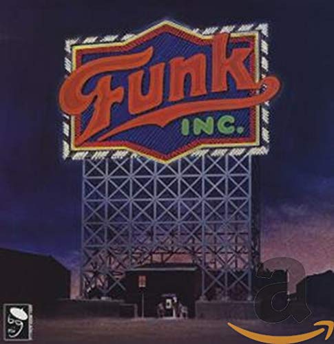 Funk Inc" album cover with a neon sign over a building.