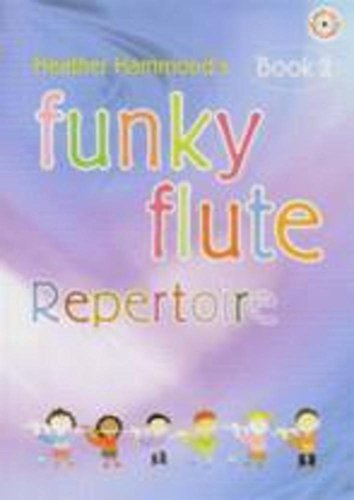 Cover of “Funky Flute Book 2” with cartoon children playing flutes.