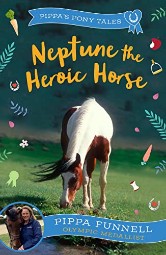 Book cover featuring a brown and white horse grazing in a field.