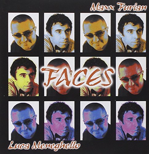 CD cover with a grid of nine portraits in varied colors.