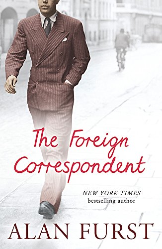 A man in a pinstripe suit walks down a street on this book cover.