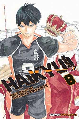 Manga volume cover featuring a determined young man with a crown.