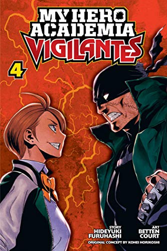 Manga cover showing two characters facing each other against a textured orange background.