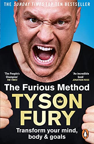 Book cover featuring Tyson Fury with an angry expression, titled "The Furious Method.
