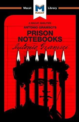 Red book cover featuring Antonio Gramsci’s “Prison Notebooks” and a portrait.
