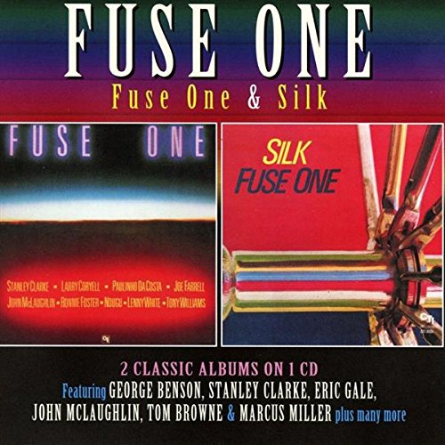 "CD cover with 'Fuse One' title, featuring two album covers and artist names."