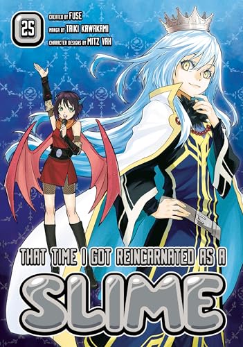 Manga cover featuring a blue-haired slime character and a red-haired girl.