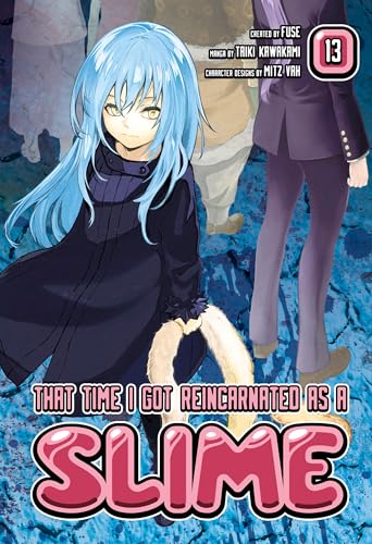 Manga cover featuring a blue-haired character and the title That Time I Got Reincarnated.