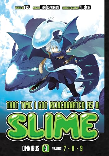 Omnibus 3 cover: Blue slime character with a young man, volumes 7-9.